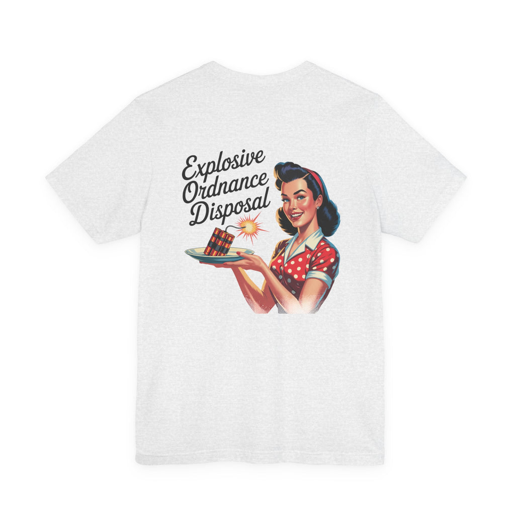Retro Pinup EOD Graphic T-Shirt- Servin' Up Bombshells