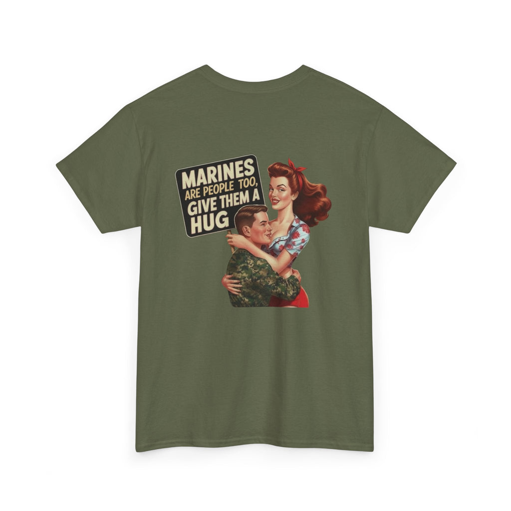 USMC Retro Pinup "Marines Are People Too”