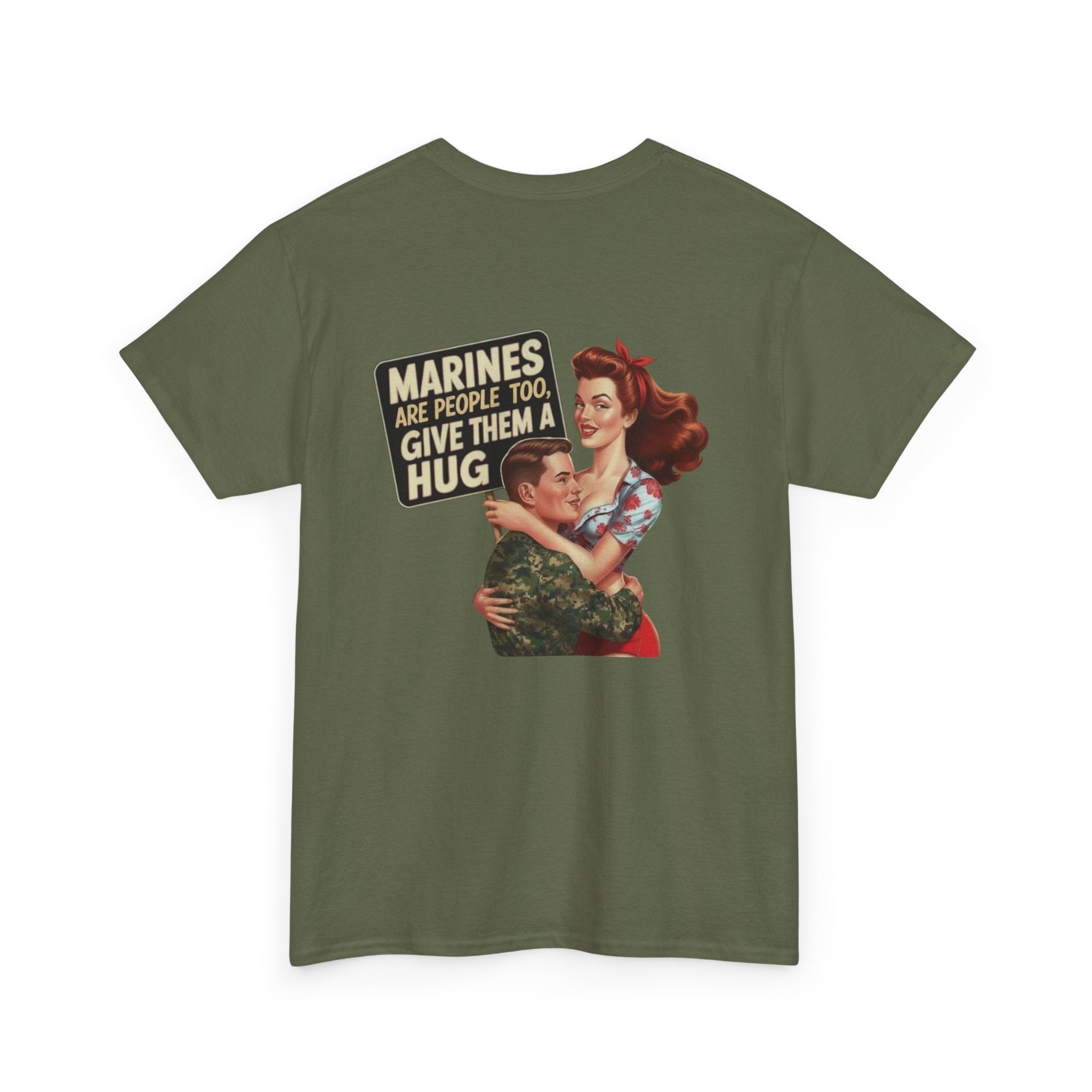 USMC Retro Pinup "Marines Are People Too”