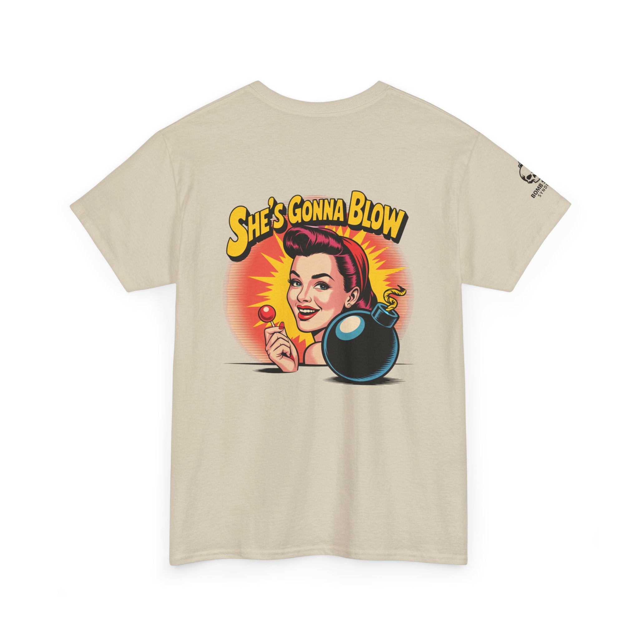 Retro “She’s Gonna Blow” Pinup Girl