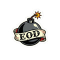 EOD Bomb Sticker